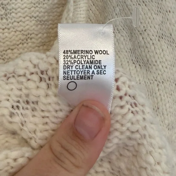 James Perse Wool Cardigan Wrap, size small - Picture 5 of 6